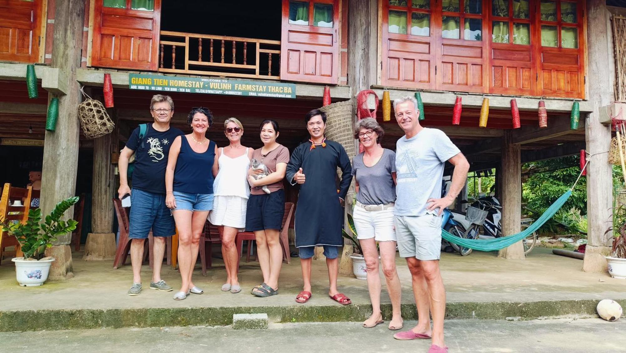 Giangtien Homestay-Vulinh Farmstay-Bungalow Yen Binh Exterior foto
