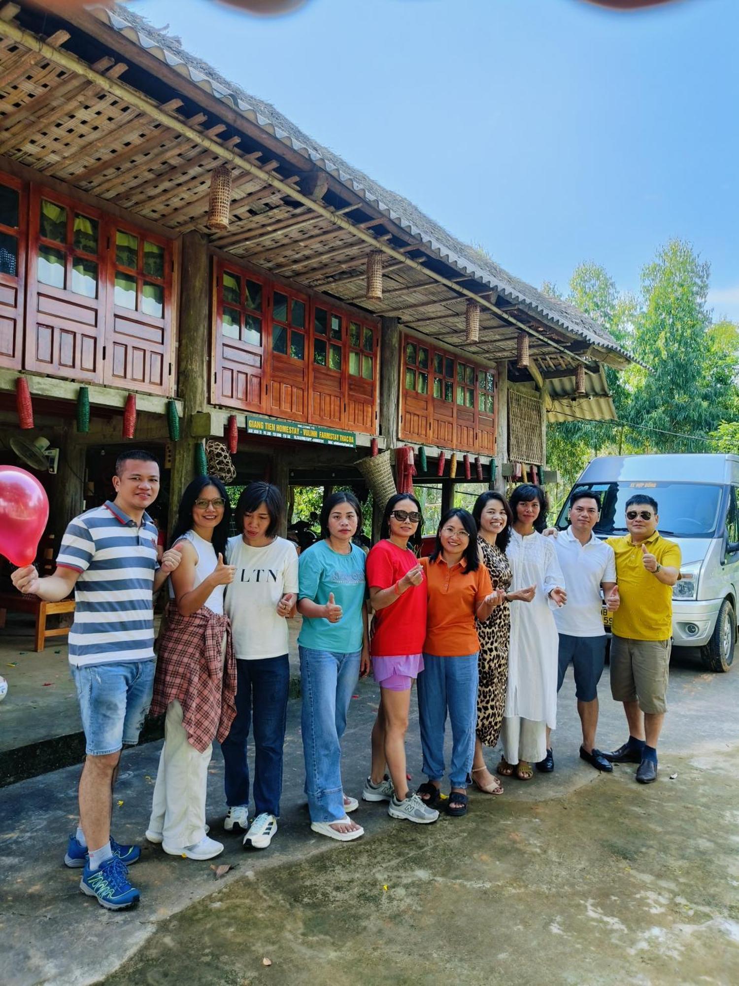 Giangtien Homestay-Vulinh Farmstay-Bungalow Yen Binh Exterior foto