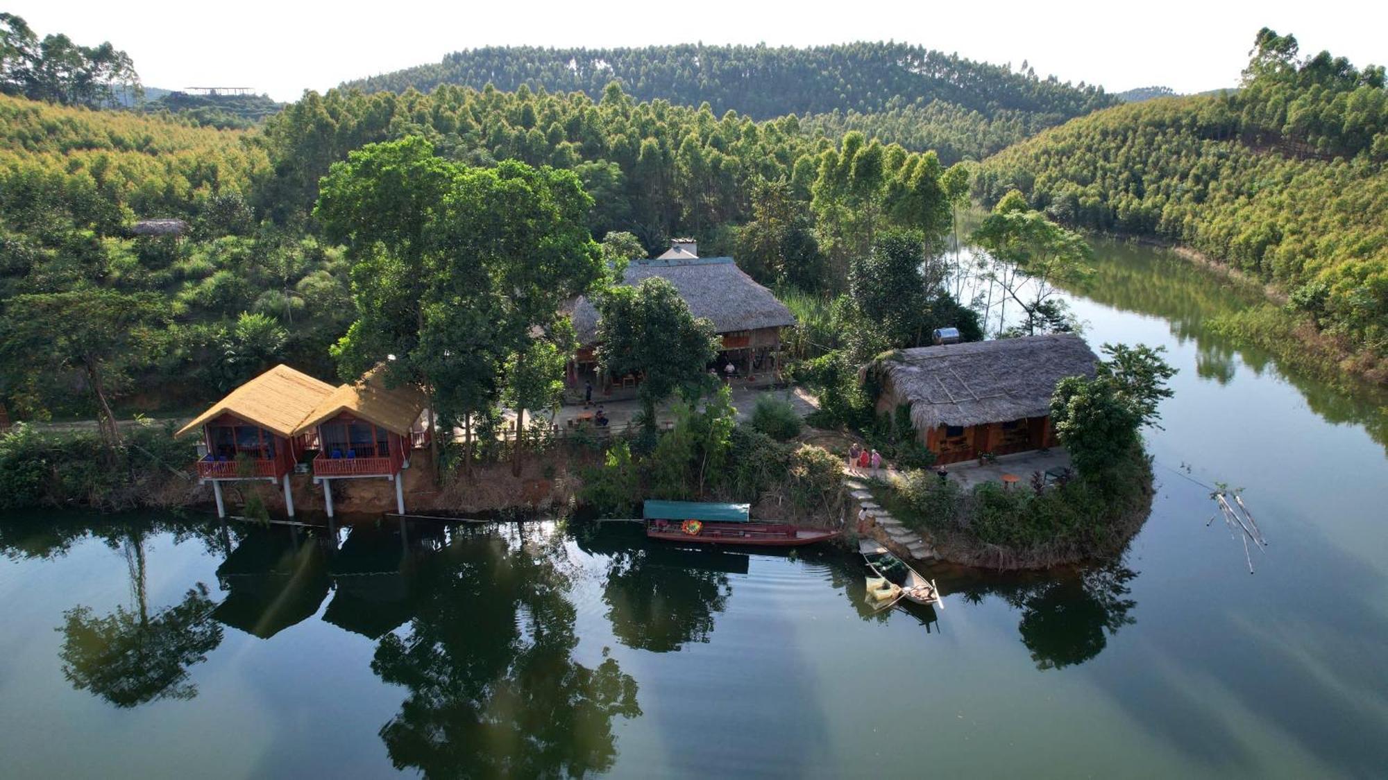 Giangtien Homestay-Vulinh Farmstay-Bungalow Yen Binh Exterior foto